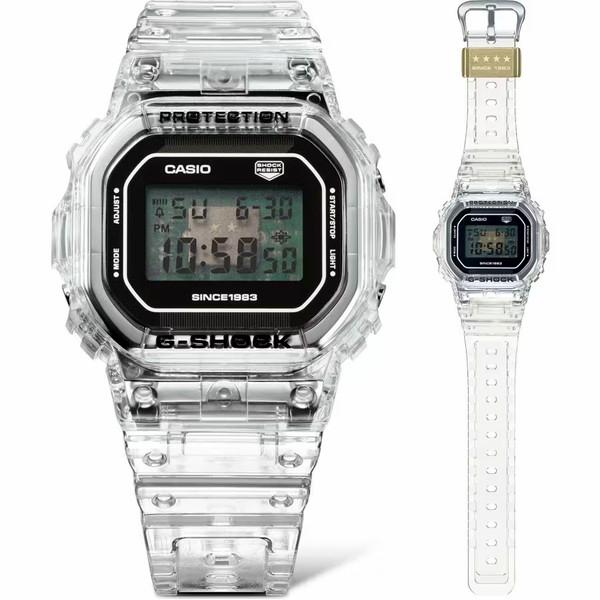 G-ショック G-SHOCK 40周年限定 クリアリミックス デジタル 回路基板が見えるスケルトン液晶 腕時計 CASIO カシオ 国内正規品 DW-5040RX-7JR｜roshie｜05