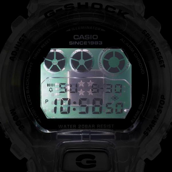 G-ショック G-SHOCK 40周年限定 クリアリミックス デジタル 回路基板が見えるスケルトン液晶 カシオ 国内正規品 DW-6940RX-7JR｜roshie｜09