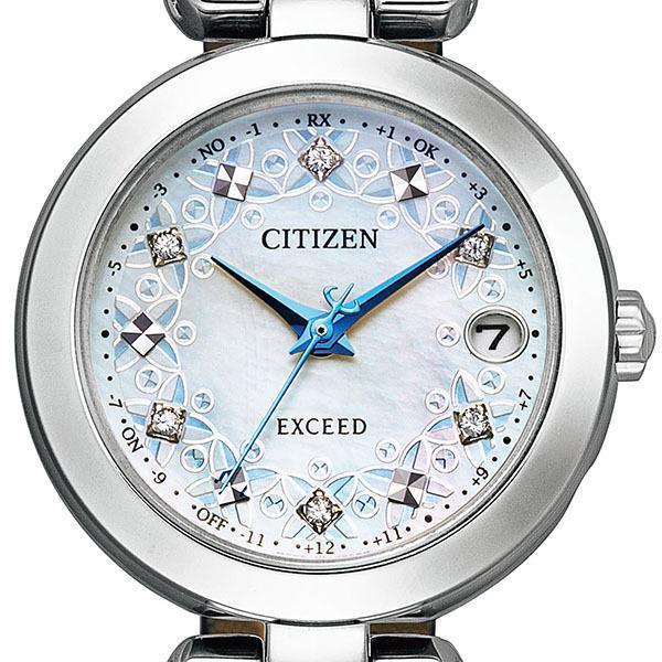 2026年 シチズン エクシード ExCEED エコドライブ 電波時計 花冠モチーフ 500本限定モデル ワールドタイム チタン ワニ革 日本製 正規品 ES9420-07D 【1711144857】(61710円)