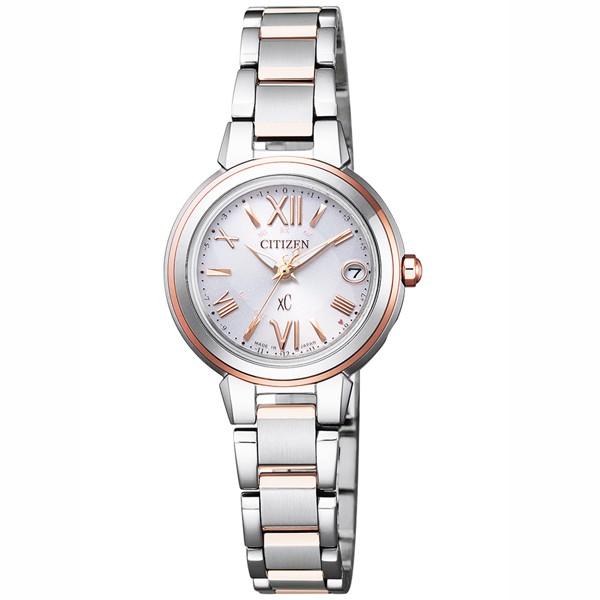シチズン クロスシー xC ステンレススチールライン ハッピーフライト エコドライブ多局受信電波 レディース 正規品 ES9434-53W