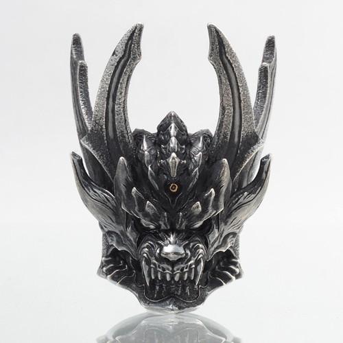 GARO 手彫り装飾 BANDAI 牙狼 GARO 暗黒騎士KIBA リング シルバー925 黒染め JAP