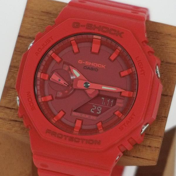 G-SHOCK G-ショック ワントーンカラー オールレッド 薄型八角形