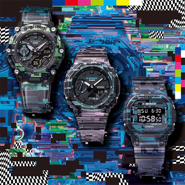デジタル世界のバグをモチーフにしたカシオーク「GA-2100NN-1AJF」が 
