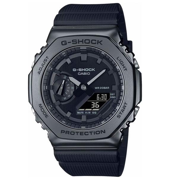 G-ショック G-SHOCK 八角形 メタルカバー オクタゴン GM-2100系 オールブラック メンズウォッチ 腕時計 CASIO カシオ 国内正規品 GM-2100BB-1AJF｜roshie｜02