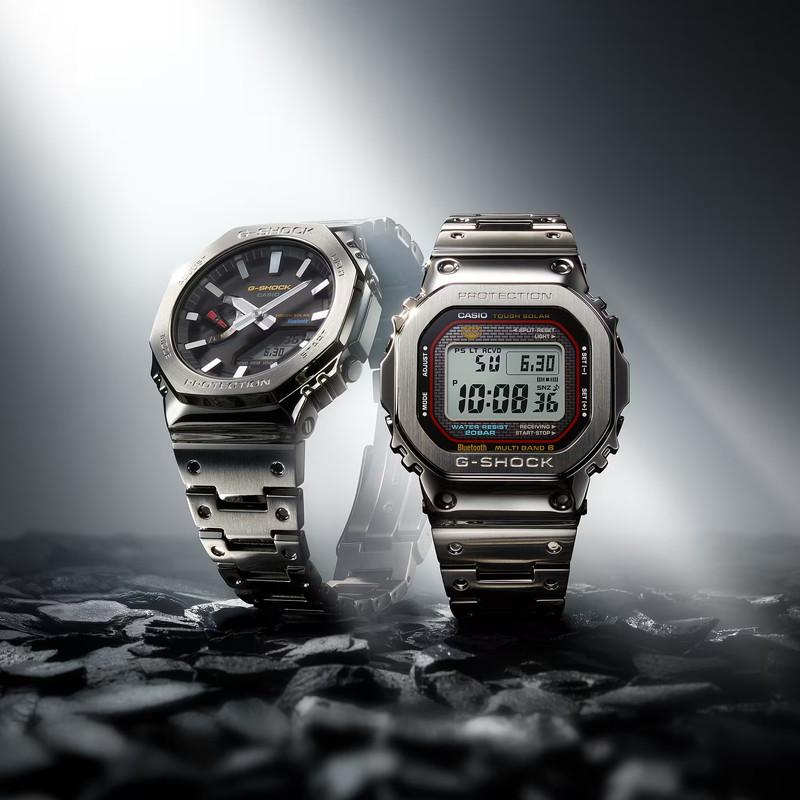 G-SHOCK G-ショック スクエア 5000系 フルメタル シルバー