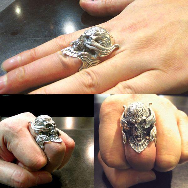 牙狼 GARO 魔導輪ザルバ リング バンダイ×JAP工房 ガロ シルバー 牙狼 GARO 魔導輪ザルバ リング バンダイ×JAP工房 ガロ シルバー