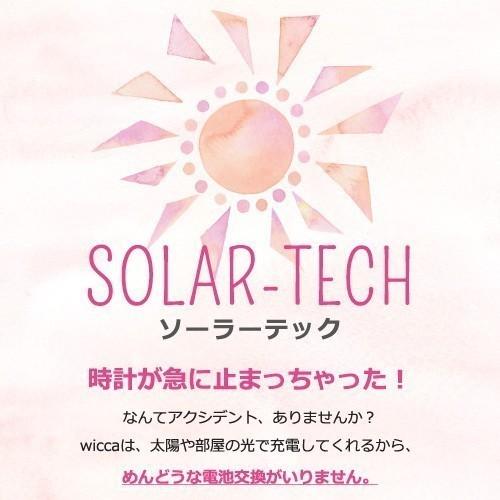 wicca（ウィッカ） シチズン ソーラーテック ステンレス