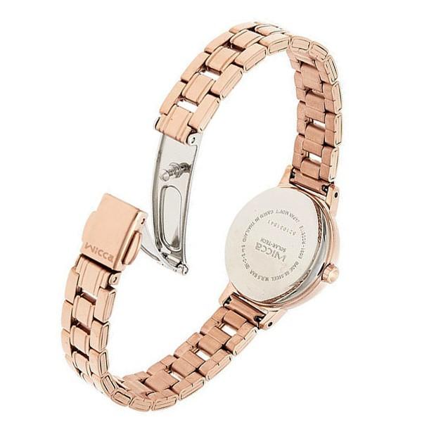 未使用 シチズン ウィッカ ソーラーテック ピンクゴールド レディース腕時計 wicca 腕時計 ウィッカ ソーラーテック電波時計 ピンクゴールド