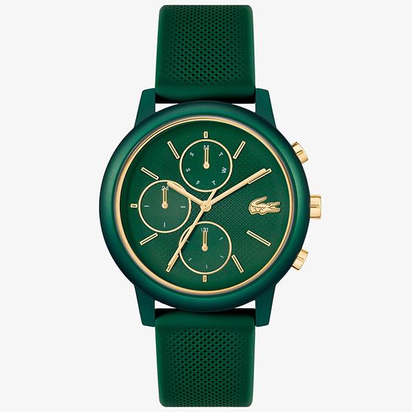 LACOSTE（ラコステ） 12.12 MOVE グリーン×ゴールド アナログ 42mm