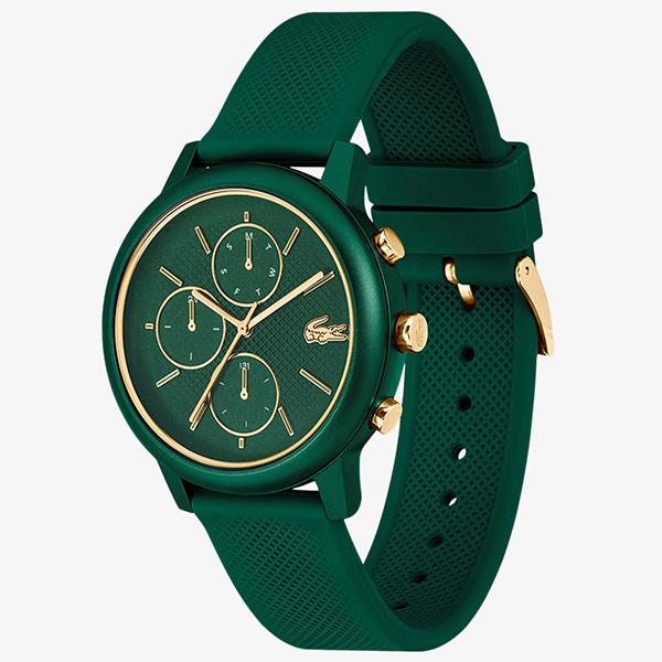 LACOSTE（ラコステ） 12.12 MOVE グリーン×ゴールド アナログ 42mm
