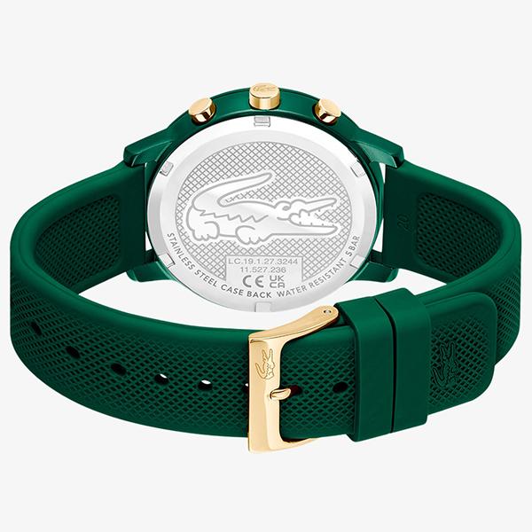LACOSTE（ラコステ） 12.12 MOVE グリーン×ゴールド アナログ 42mm