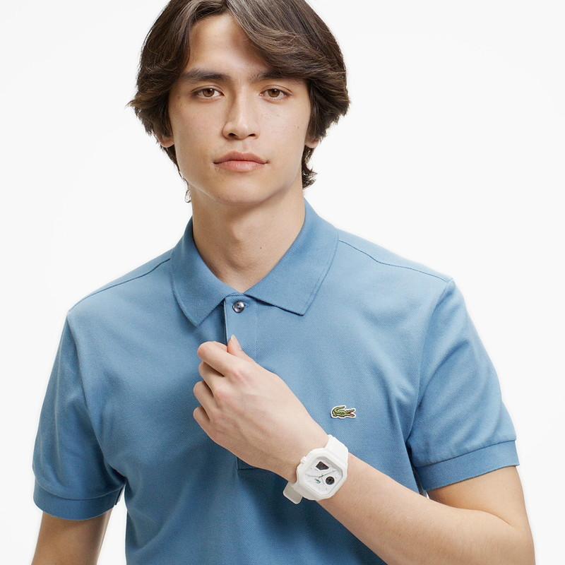 LACOSTE（ラコステ） LC-33 スクエア アナログ×デジタル ホワイト