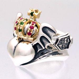 専用ジャップ工房 Barbara コロネイテッドクラウンリング K18刻印有り バーバラ Barbara 指輪 コロネイテッド リング ゴールドクラウン