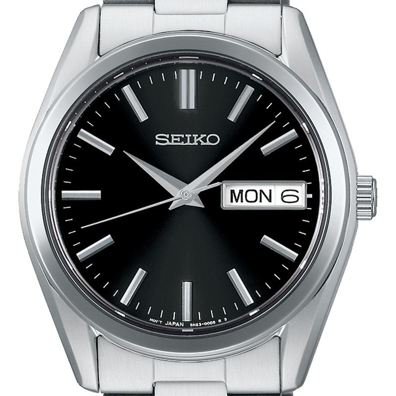 SEIKO SELECTION セイコーセレクション 電池式クオーツ ブラック文字盤