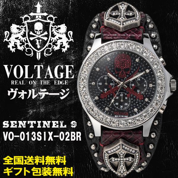VOLTAGE ヴォルテージ SENTINEL9 センチネル9 ブラック×レッド クロノ 