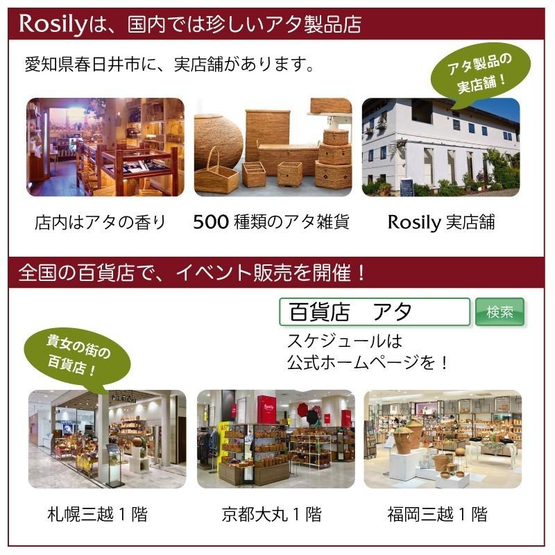アタ 小物入れ 手編み バリ島 天然素材 伝統工芸 Rosily BOX351 |  | 16