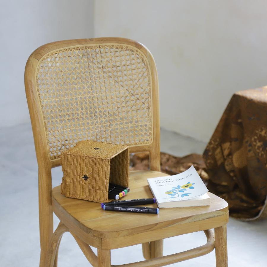 アタ 小物入れ 手編み バリ島 天然素材 伝統工芸 Rosily BOX351 |  | 07