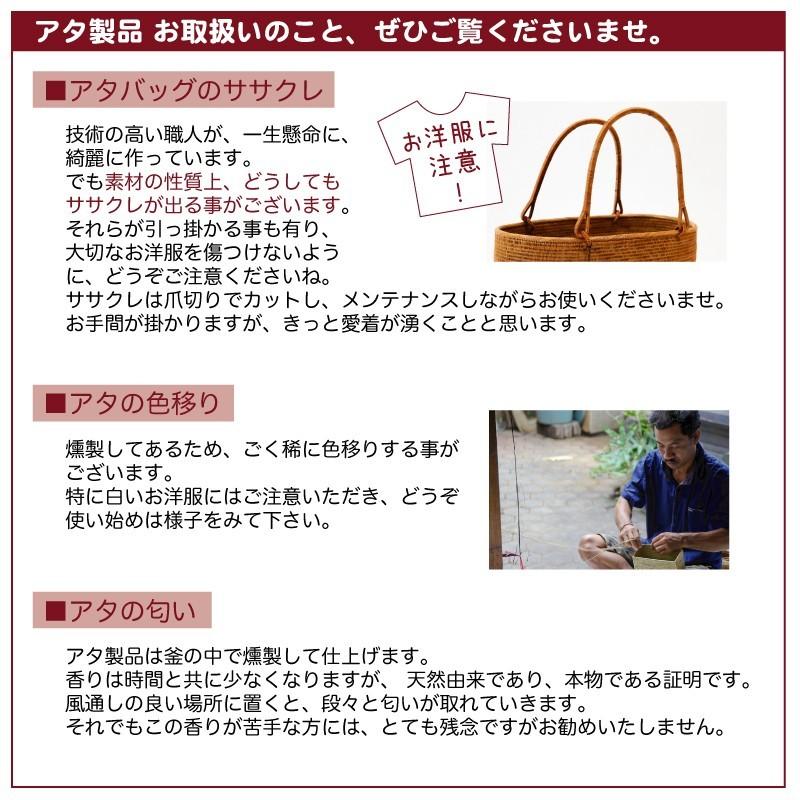 アタバッグ かごバッグ 極細 ボックス バッグ かご 手編み バリ島 天然素材 伝統工芸 Rosily PNC161の画像