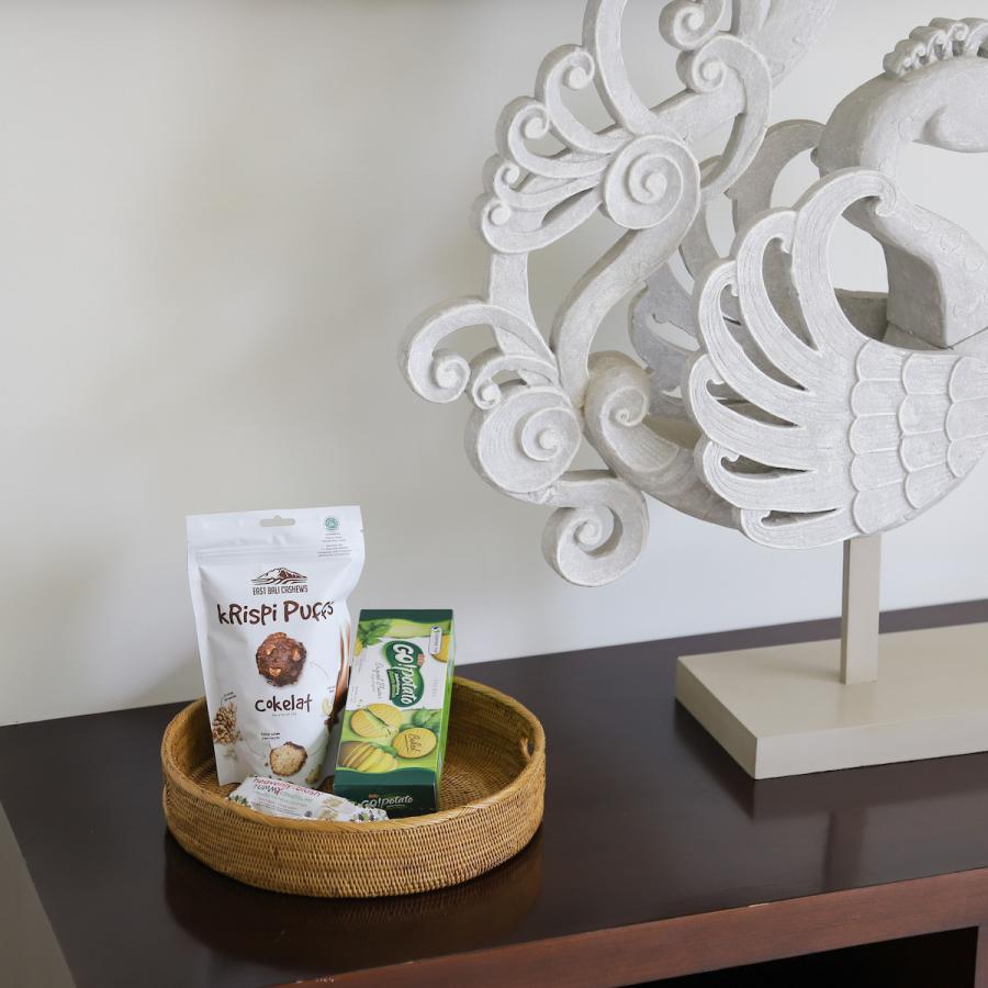 アタ製品 アタ雑貨 アタ 編まれた トレイ トレー パン皿 お盆 高級