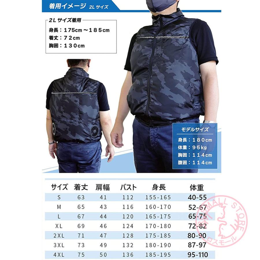 年中無休 空調服 22 ベスト ファン付き 3段階調節 大風量 静音 空調作業服 Usb給電 暑さ対策 メンズ 熱中症対策 半袖 夏用 アウトドア 迷彩 撥水加工 男女兼用 父の日 Aynaelda Com
