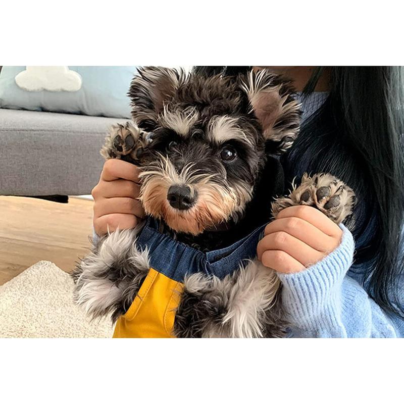 犬 猫 ペットキャリーバッグ 抱っこ紐 おんぶ兼用スリング 折りたたみ 小型犬 通気性 抱っこひも 犬用だっこバック おんぶひも イエロー_5