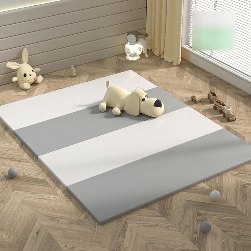 ベビーマット 赤ちゃん プレイマット パッチワーク 折り畳み 厚み4cm