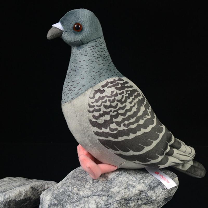 ハト ぬいぐるみ 鳩 本物そっくり リアル 縫いぐるみ 鳥 小型 20cm