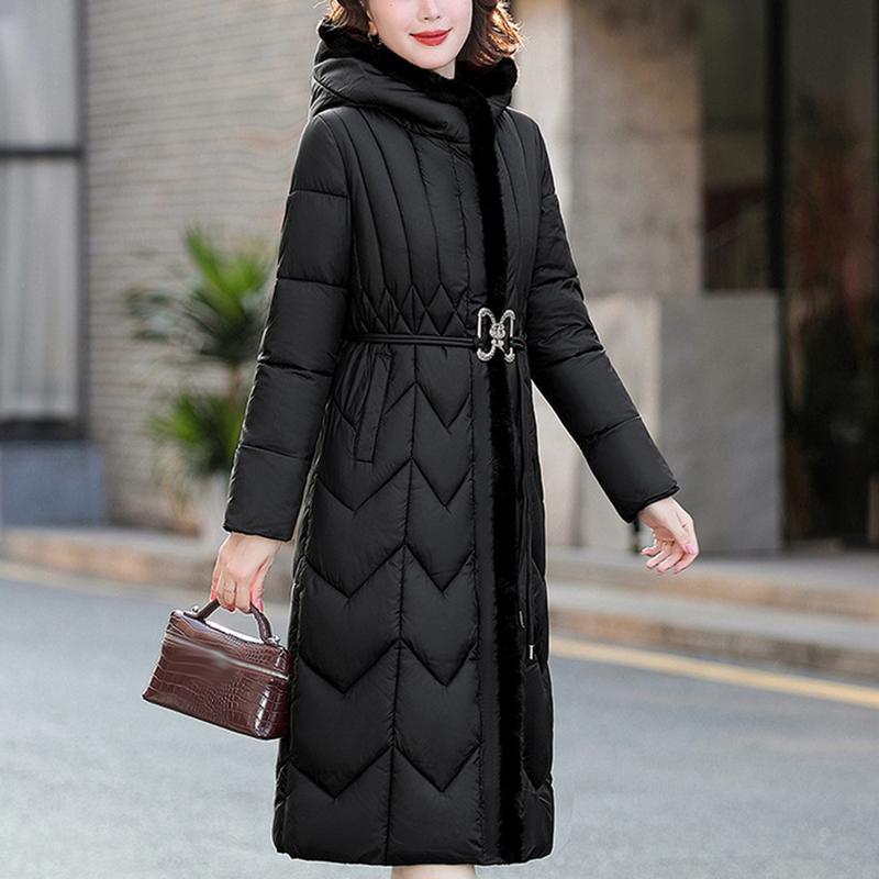中綿コート レディース 綿入れジャケット 冬服 シニア女性向け 厚い 