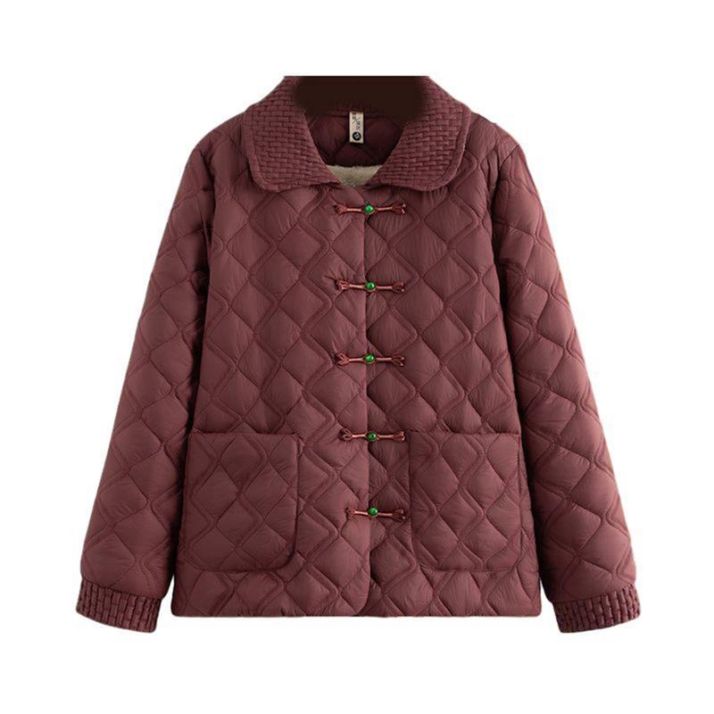 中綿ジャケット 綿入れコート レディース 婦人服 シニア女性 冬用 