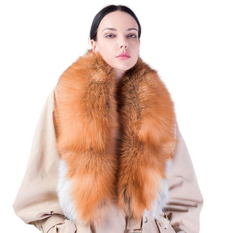 ファーマフラー 狐 抜け毛がない マフラー 防寒マフラー 襟巻き 首元