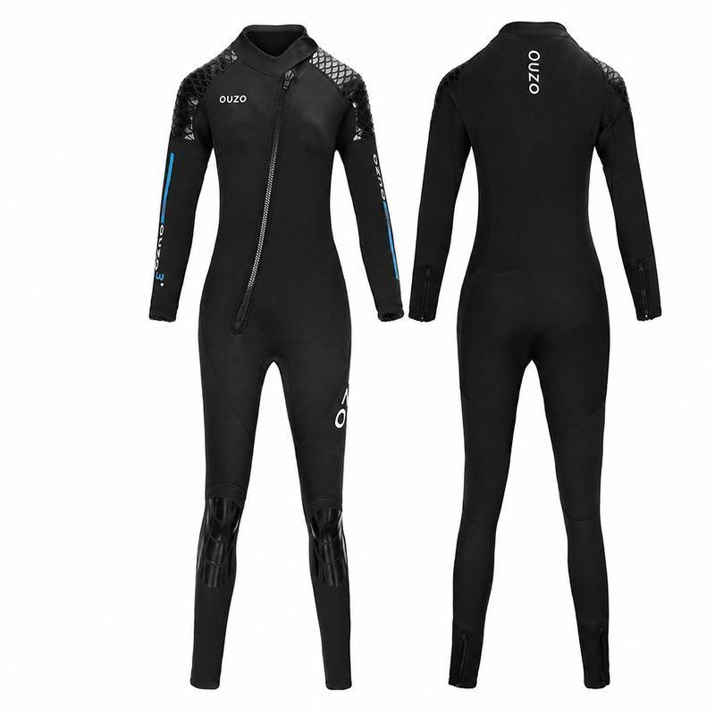 3mm裏起毛ウェットスーツ/レディース ウェットスーツ 3mm レディース フルスーツ 裏起毛 ネオプレン