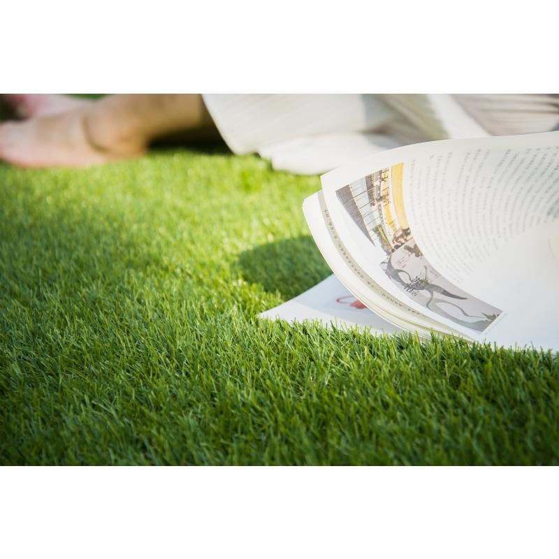 翌日発送可能】即納 人工芝 ロール 芝丈35mm 4色立体感 高密度 透水穴