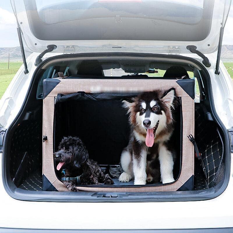 ペット用ドライブボックス 折りたたみ 車用ペットシート ペットキャリー ドライブベッド キャリングケース 犬 車用 座席シート 防水 通気_4