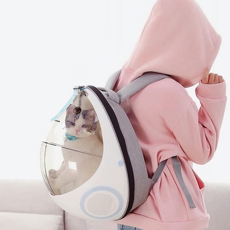 ペットバッグ ペット用キャリーバッグ 宇宙船カプセル型 ペットキャリーリュック 通気性 犬猫兼用 犬 お出かけ バッグ ペット用品 人気_5