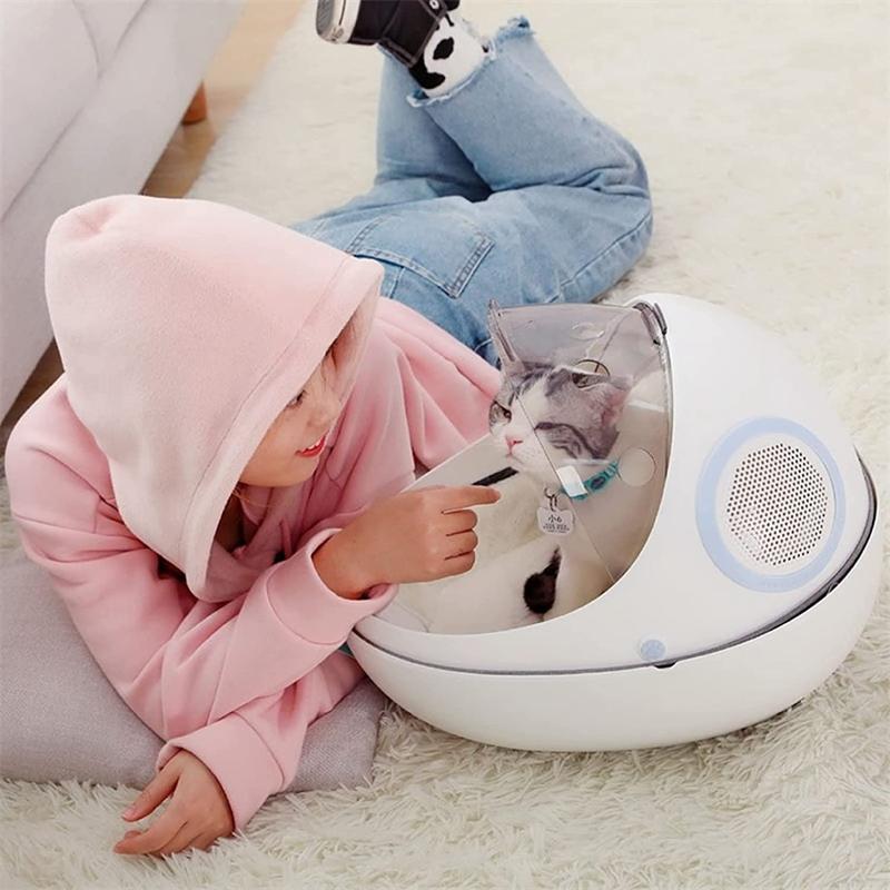 ペットバッグ ペット用キャリーバッグ 宇宙船カプセル型 ペットキャリーリュック 通気性 犬猫兼用 犬 お出かけ バッグ ペット用品 人気_7