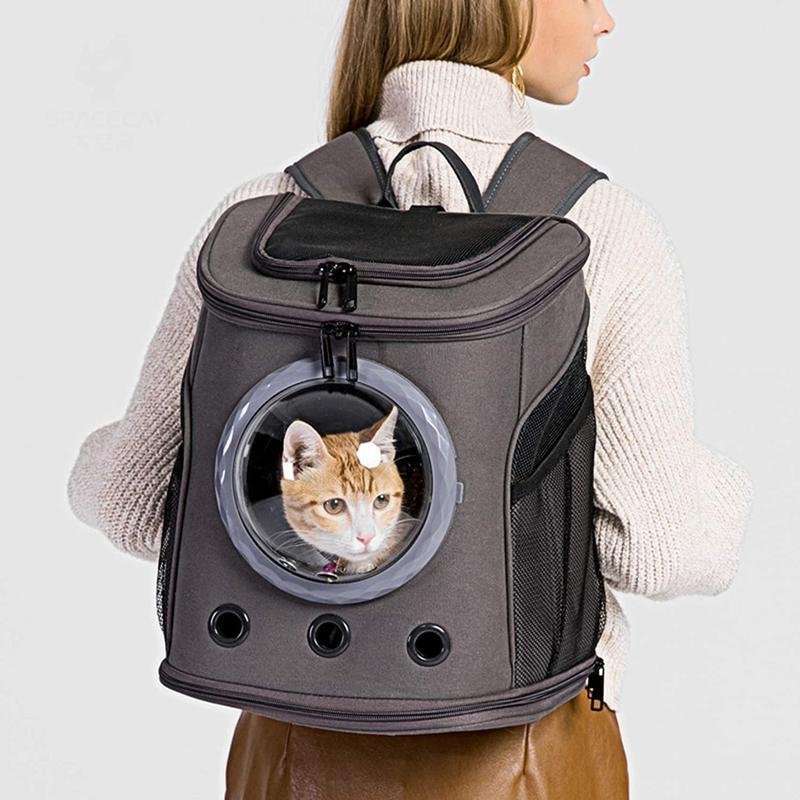 猫キャリーバッグ　ペットキャリー　バッグ　小型犬　リュック　宇宙船型　通気性抜 猫 キャリー バッグ ペット リュック F 小型犬 宇宙船 宇宙船型 通気性
