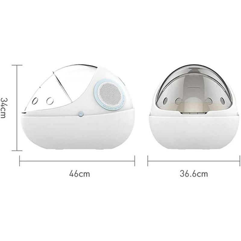 犬 リュック 猫リュック 通気性 子 犬 猫 キャリー バッグ 宇宙船カプセル型 荷重7.5kg 猫 キャリー バッグ ドライブ 旅行の画像
