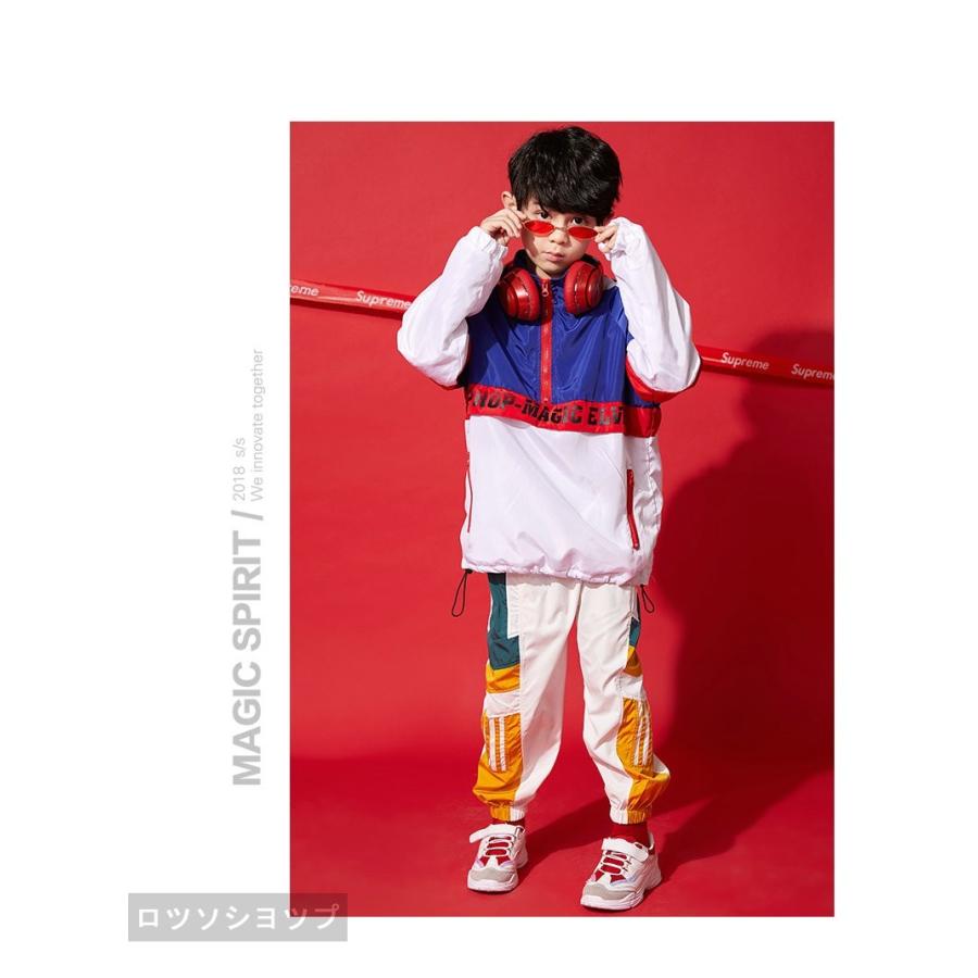 ダンス 衣装 パーカー パンツ 女の子 男の子 キッズ ズボン ヒップホップ 競技 ランニング 体操服 ダンスウェア hiphop ジャッズ 子供服 トップス 長袖|rosso-kokura|09