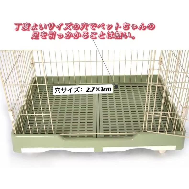 ペットケージ 小動物ケージ 犬ケージ 猫ケージ キャットケージ キャスター付き トイレ付き 引き出しトイレ 猫 犬用 屋根付き 天窓 いぬ_8