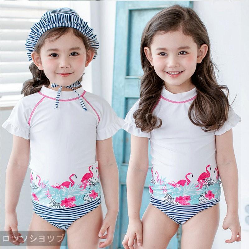 ロツソシヨツプ キッズ 水着 女の子 セパレート 子供 キッズ ジュニア 水着 女の子 ラッシュガード スイムウェア 上下セット スイミング 3点セット Rainbowbookclub Org