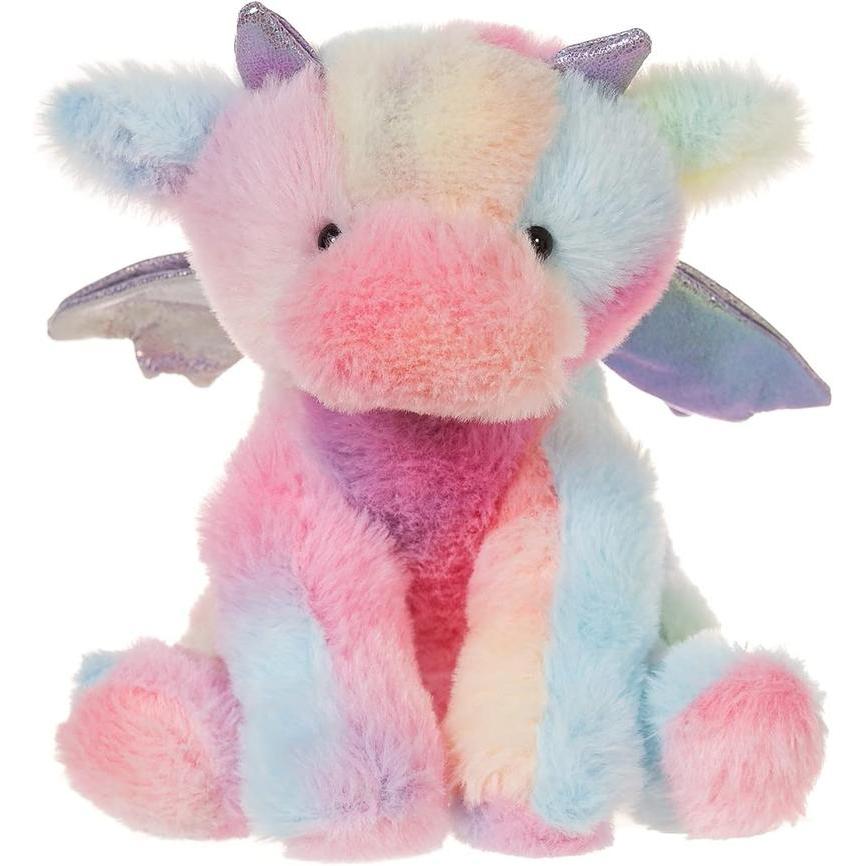 カラフル ドラゴン ぬいぐるみ ふわふわ 可愛いドラゴン 座高20cm