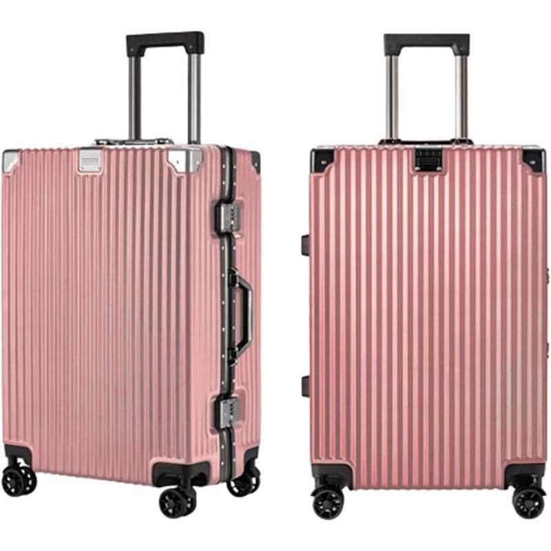 スーツケース 45L キャリーバッグ TSAロック搭載 アルミフレーム 超