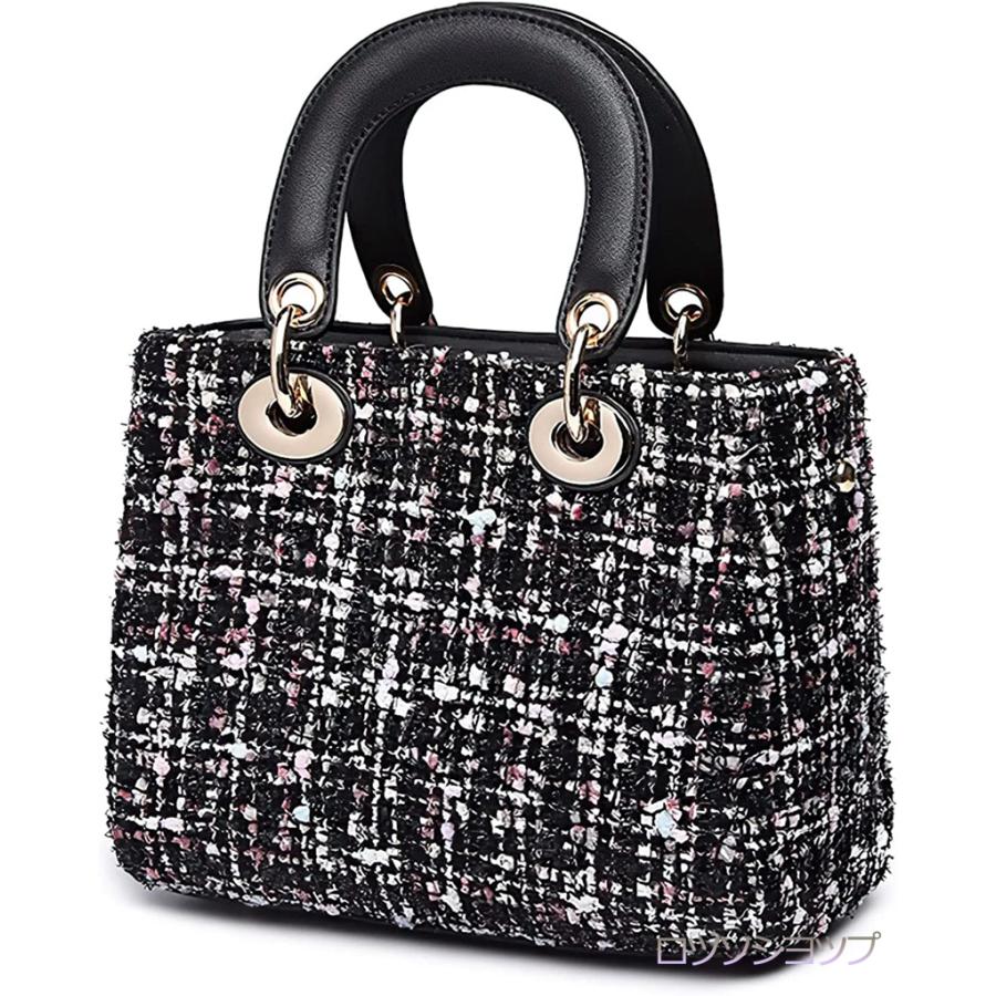 イブニングバッグ クラッチバッグ ツイード お茶会 結婚式 入学式 演奏