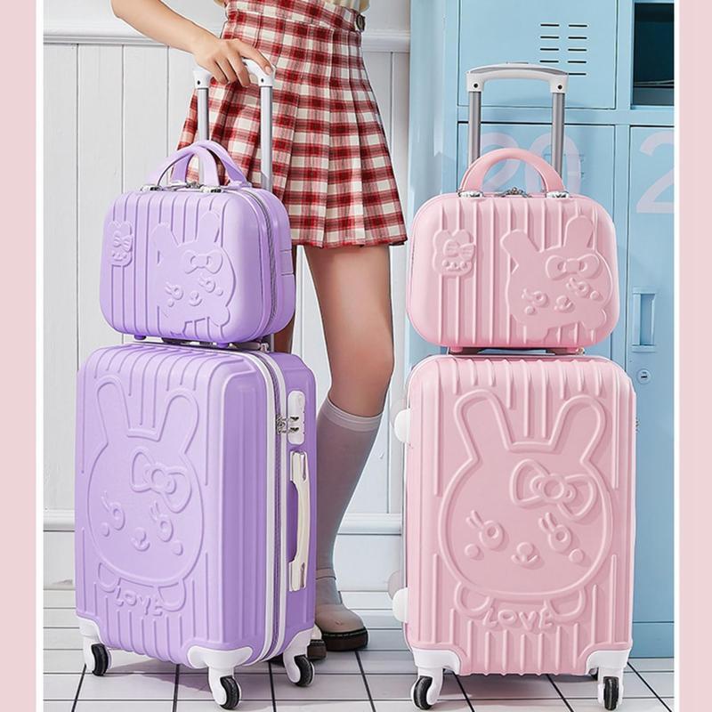 キャリーバッグ スーツケース 可愛い うさぎ柄 トロリーケース