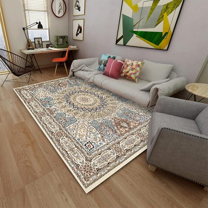 トルコ風 ラグ カーペット オシャレ 西洋 花模様 カラー トルコ風 ラグ カーペット オシャレ 西洋 花模様 カラー