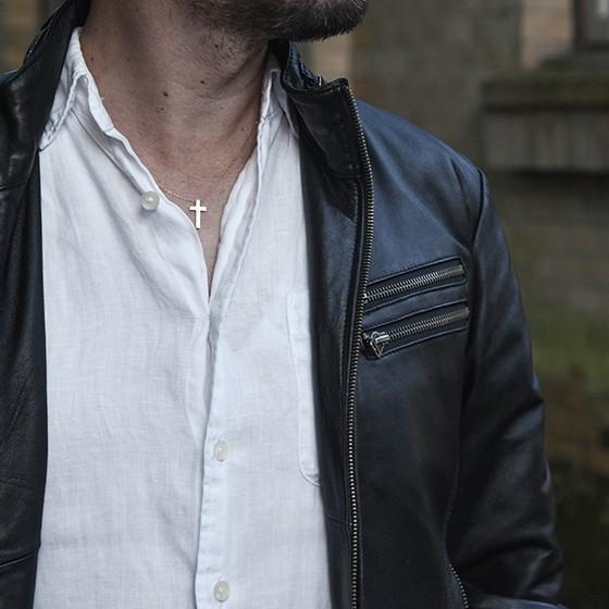 ネックレス メンズ クロス18金 k18 ゴールド 十字架 シンプル おしゃれ 30代 40代 アクセサリー ブランド プレゼント エルクロス necklace |  | 07