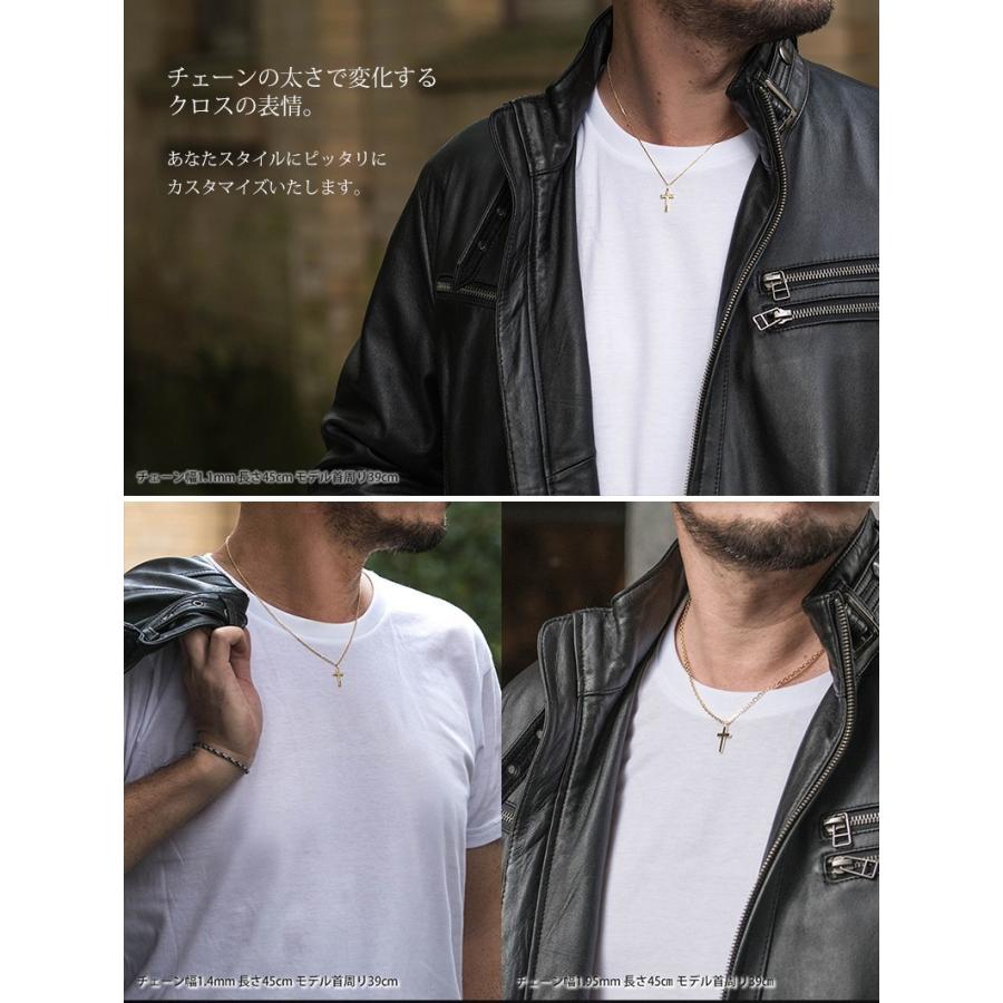 ペンダントトップ 18金 k18 18k ネックレス トップ ヘッド クロス 十字架  メンズ レディース シンプル 30代 40代｜rossoeblu｜04