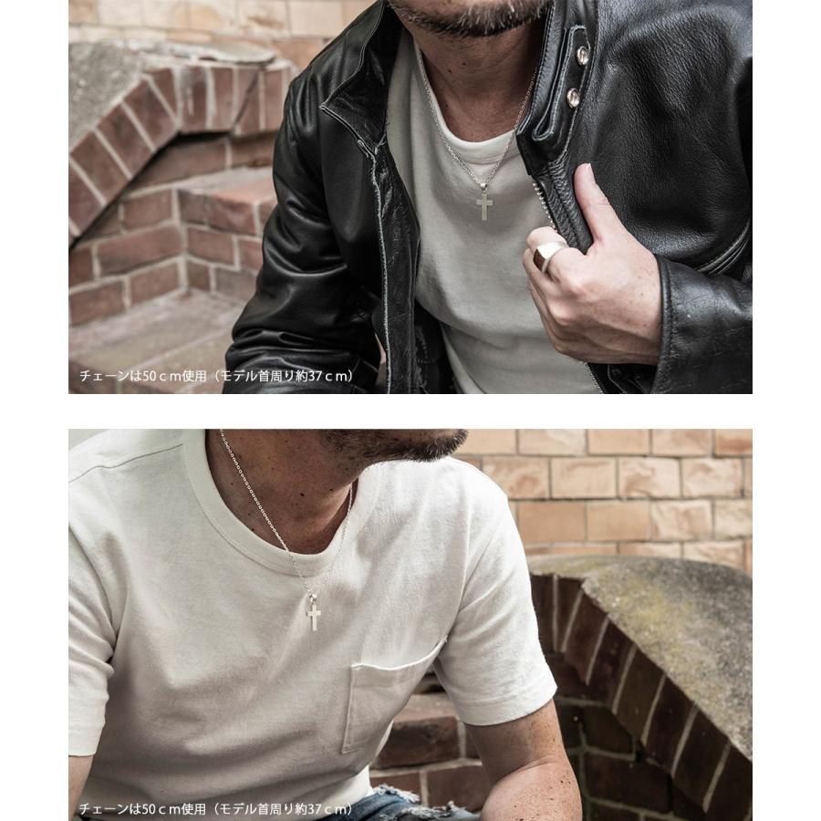ネックレス メンズ シルバー 925 クロス 十字架 シンプル 人気 ブランド 45cm 50cm 30代 40代 プレゼント 名入れ タリスマン |  | 08