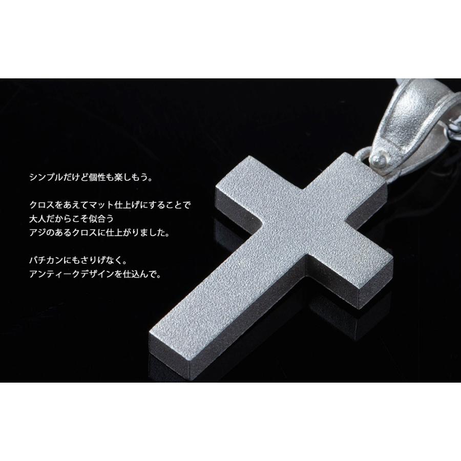 シルバー 925 ネックレス メンズ 銀 アクセサリー クロス 十字架 シンプル クロスネックレス 人気 ブランド 45cm 50cm 30代 40代 誕生日 プレゼント お守り 刻印 Nc40 ロッソエブルージュエリー 通販 Yahoo ショッピング