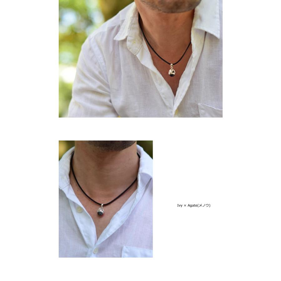 ネックレス メンズ シルバー925 縞めのう 黒 ブランド 革紐 レザー シンプル パワーストーン ソーダライト お守り 40代 50代 おしゃれ 人気 Ivy 蔦 Necklace Nf19m 18金ゴールドのお守りネックレス ロッソエブルー 通販 Yahoo ショッピング